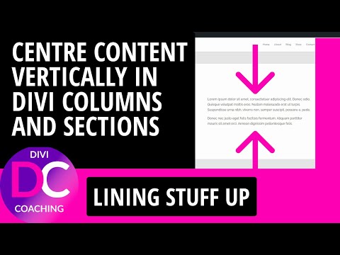 Vertically Center Content in Divi - in Columns and Sections and for Any Divi Module