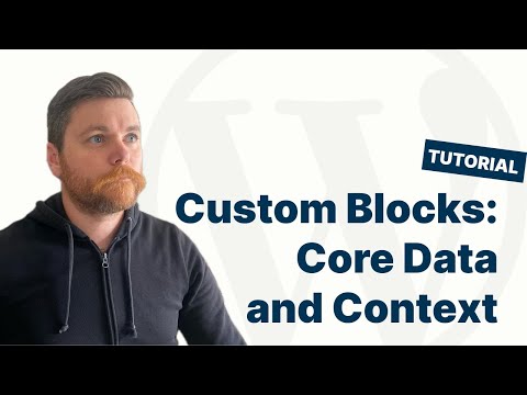 Using Core Data and Sharing Context across WordPress Blocks