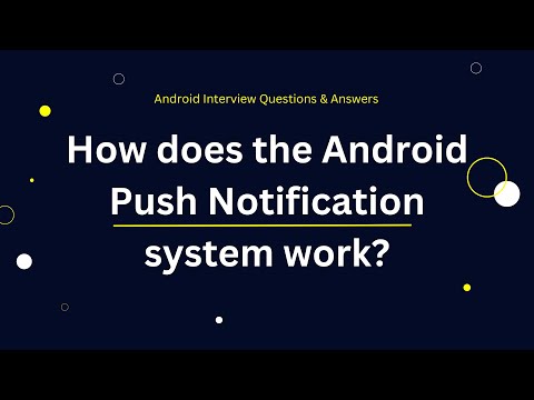 How does the Android Push Notification system work? | Amit Shekhar | @Outcome School