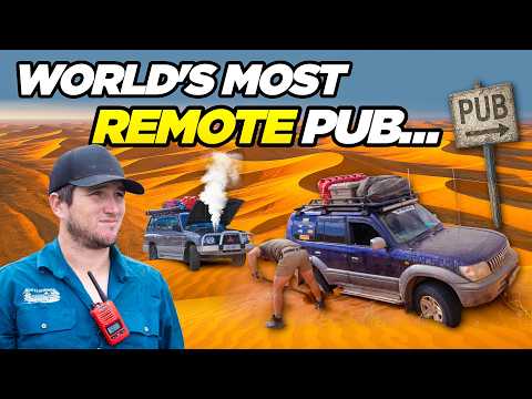 Ex-Backpacker wrecks to Australia's MOST REMOTE Pub