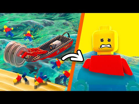 Testing Lego Ship Weapons Against Minifigures
