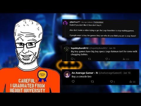 Lego Batman fanboys are DESPERATE to defend bad optimization...