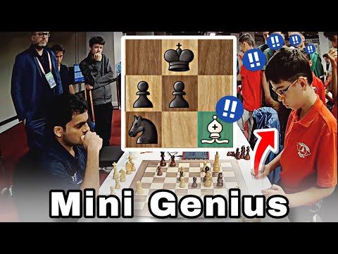 11-Year-Old Faustino Oro SHOCKS Nihal Sarin with 4 Brilliant Moves! 😱🔥