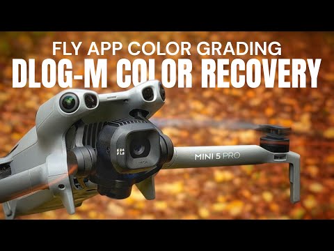 DJI Mini 5 Pro DLOG M Color Recovery - Easy Color Grading In The DJI Fly App
