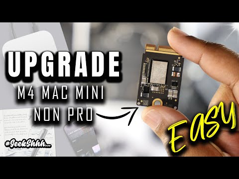M4 Mac Mini SSD Upgrade 256GB to 2TB Internal Storage Upgrade #Geekshhh #M4MacMini Third Party SSD