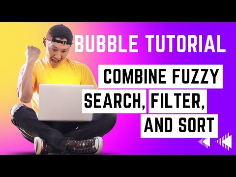 Combine fuzzy search, sort, and filter a repeating group - Bubble.io