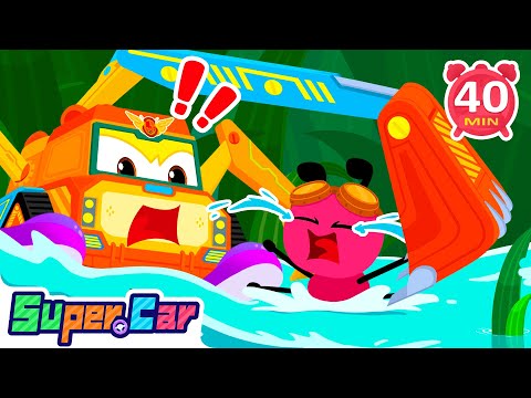 洪水來襲 🌊🚨｜大洪水來了怎麼辦？｜安全教育 🛟｜勇氣挑戰 💪｜幼兒成長故事 📚｜超級汽車 🚗