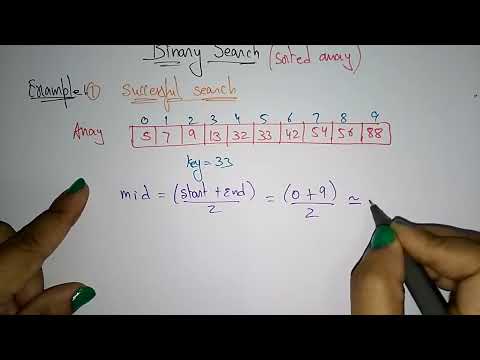 Binary Search examples | Successful Search | DAA | Lec-13 | Bhanu Priya