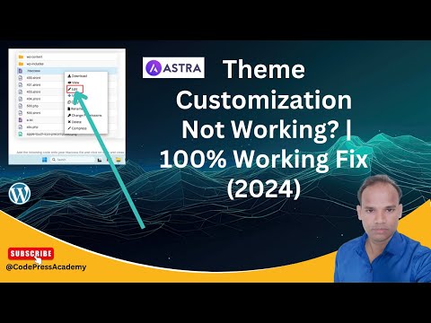 Astra Theme Customization Not Working  100% Working Fix (2024)