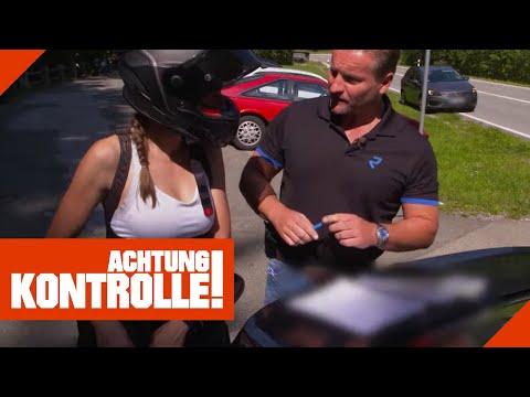 "Das gibt einen Punkt!" - Viele Mängel an den Motorrädern! 1/2 | Achtung Kontrolle | Kabel Eins