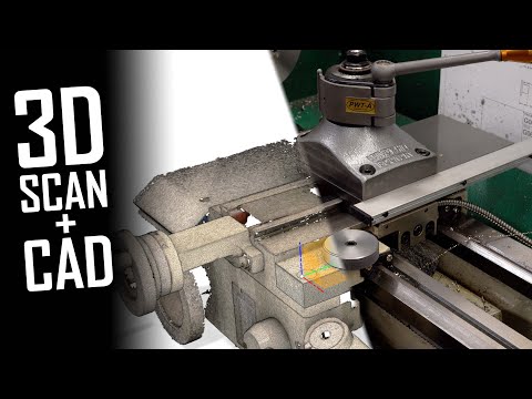 3D Scanning my Lathe to Design a Carriage Lock