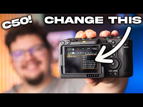 The Best Settings for the Canon C50