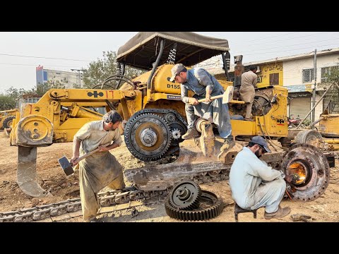 Komatsu final drive assembly was not working / Repaired a new way by an expert mechanic.