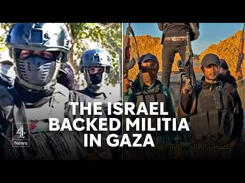 Who are the Gaza militia backed by Israel?
