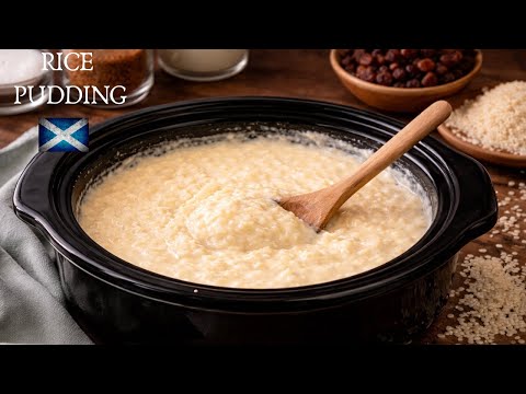 Creamy Rice Pudding | Easy Slow Cooker Recipe | Crockpot
