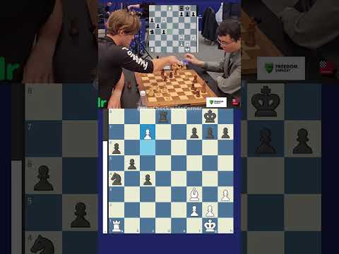What was Magnus thinking of to take half his time ⚡? #chess #ajedrez #echecs #magnuscarlsen