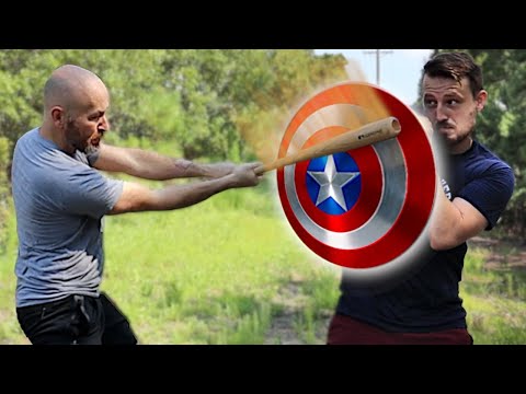 Testing Captain America's Shield for SELF DEFENSE