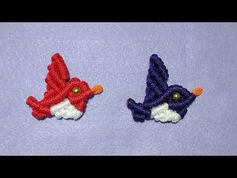 🐧🕊️BIRD MACRAME KEYCHAIN,CARA MEMBUAT SOUVENIR GANTUNGAN KUNCI BURUNG DARI TALIKUR, MACRAME ANIMAL