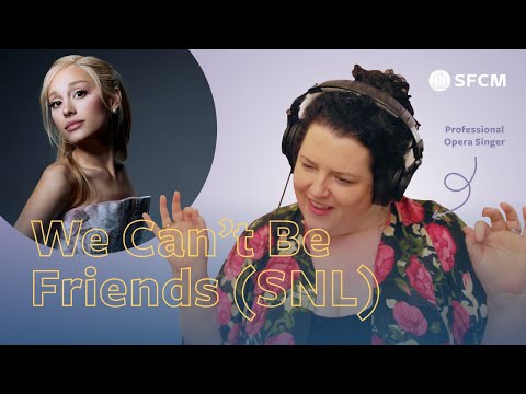 Professional Opera Singer Reacts to "We Can't Be Friends" (SNL) by Ariana Grande