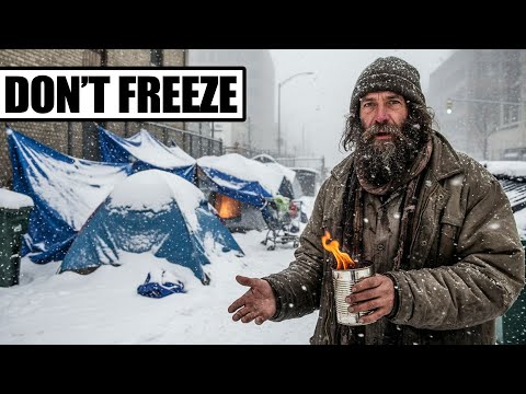 How Homeless People Survive Blizzards In Tents