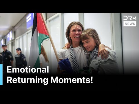 Swedish Activist Greta Thunberg Returns Home After Israeli Detention | Global Gaza Flotilla | AH1Z
