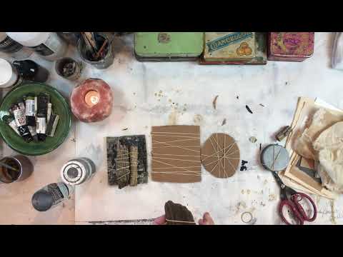 Mark Making With Rubber Bands