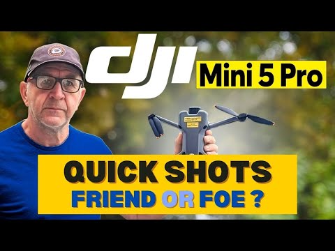 DJI Mini 5 Pro Quick Shots Tutorial For Beginners and for the DJI Mini 4 Pro