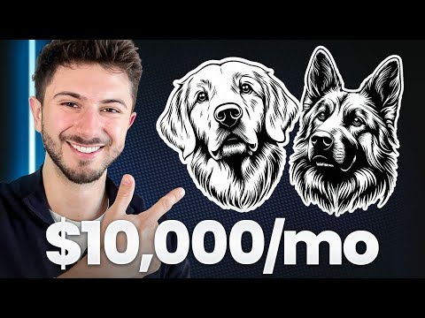 Make $10k+/Month Selling Basic AI SVGs (Digital Product Tutorial)