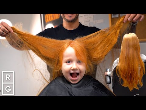The BEST Transformation EVER?! 4-Year-Old Boy CUTS OFF Long Hair... His FIRST Haircut!