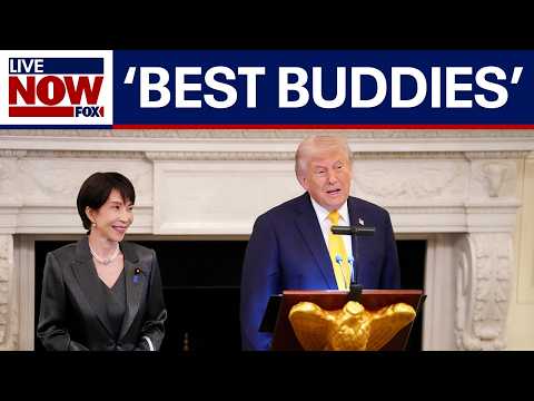 WATCH: Trump welcomes Japanese prime minister for White House dinner