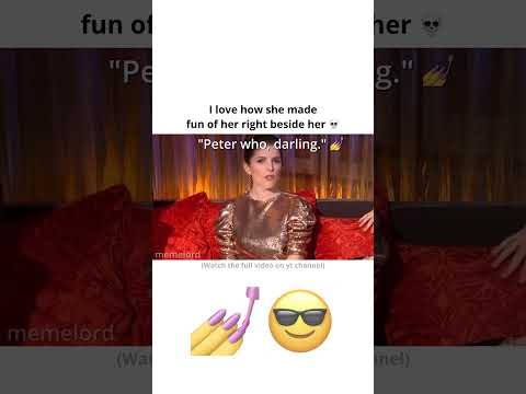 I love how she made fun of her right beside her 💀💅 #annakendrick #shorts #blakelively #justinbaldoni