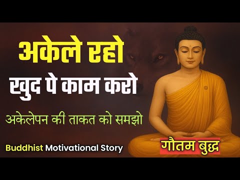 अकेले रहना सीखो वरना ज़िंदगी तुम्हें तोड़ देगी | Buddhist Motivational Story #motivation