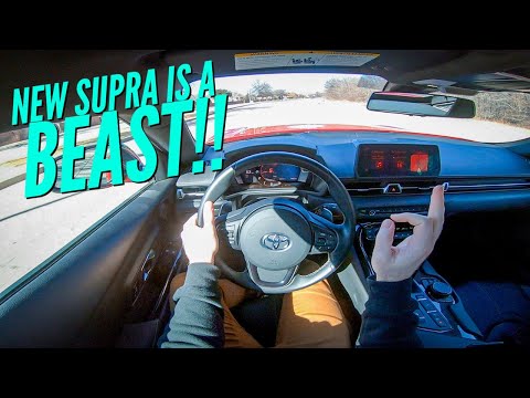 First Drive in My NEW 2020 SUPRA!! | More Fun than my MUSTANG GT??