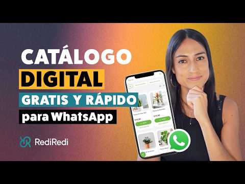 📚 Tutorial: Crea tu CATÁLOGO Digital Interactivo GRATIS, fácil y rápido con RediRedi 🌟 2025