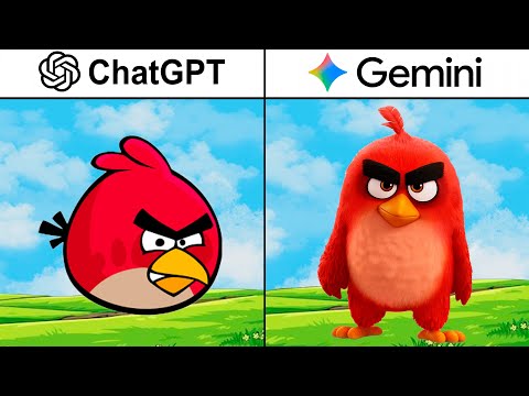 ИИ создал Angry Birds | ChatGPT vs Gemini vs Grok vs Deepseek vs Claude