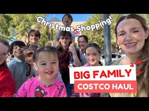 Family of 12 - Christmas Costco Haul! + Getting our Christmas Tree!