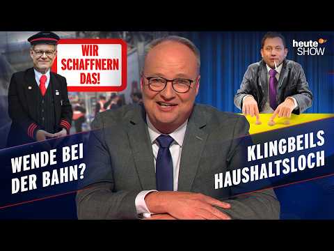 Alles neu bei der Bahn | Klingbeil muss sparen | Medien unter Druck | heute-show vom 26.09.2025
