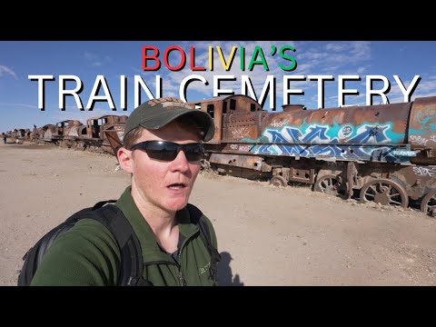 I Visited the World's LARGEST Train Cemetery 🇧🇴