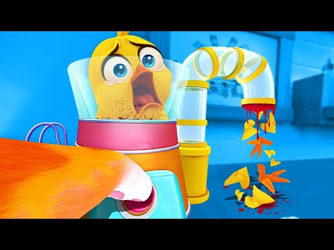 CRAZY Cat Uses BLENDER on Baby Chicken in VR