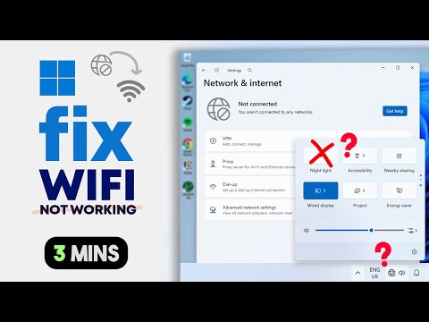 FIX WIFI Not Showing in Windows 11 & 10 (Laptop and PC)