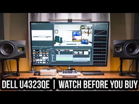 This Giant 43" 4K Monitor is a BEAST Without The Belle | Dell U4323QE Review