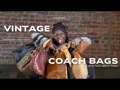 My Vintage Coach Collection (+ How I Got Them All for Cheap) NO GATEKEEPING