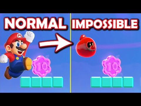 Clearing IMPOSSIBLE Super Mario Bros Wonder Transformations!!
