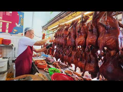 KLCheras必吃Taman Connaught 新明記炭燒臘店不可錯過的燒鴨檔#馬來西亞 #streetfood #街头美食#foodie #food