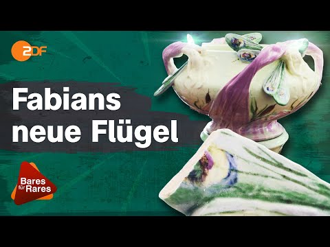 Gebrochene Flügel: Fabian restauriert Blumentopf aus dem Jugendstil |  Bares für Rares