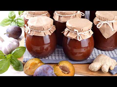 Пряный Кисло-сладкий Сливовый Соус с имбирем и чесноком в Азиатском стиле🌶️🧄 Китайский Соус из слив