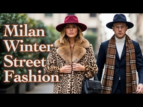 Winter Holiday Fashion in Milan. Festive Fashion Ideas from Italy’s Streets. Luxury Shopping Vlog