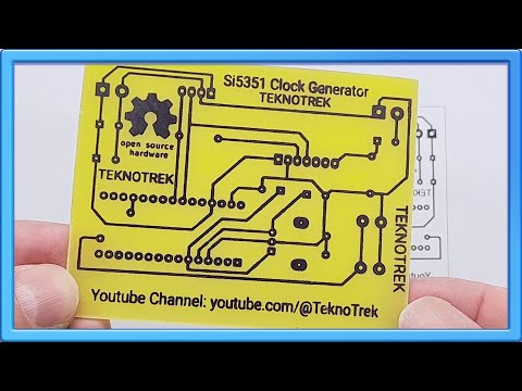 Home PCB Production: Easy and Fast Method! ️ | Si5351 Clock Generator