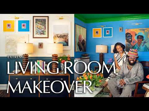 Extreme Living Room Makeover | Chicago Apartment (From Start to Finish)
