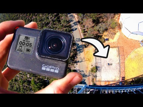 GOPRO CATCHING from 45m! (150 Feet)